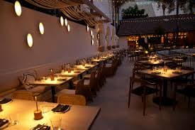 Laya Restaurant ambient dining area